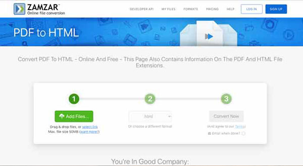 Converter PDF em HTML online