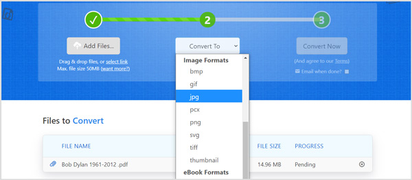 オンラインで PDF から画像をコピー