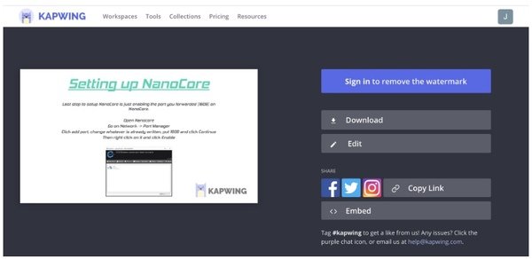 Create a Slideshow With Kapwing