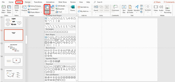 Skapa ett spindeldiagram i PowerPoint