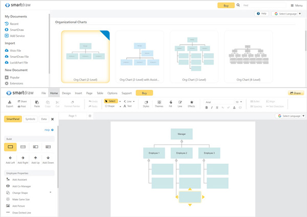 Erstellen Sie ein Organigramm Smartdraw