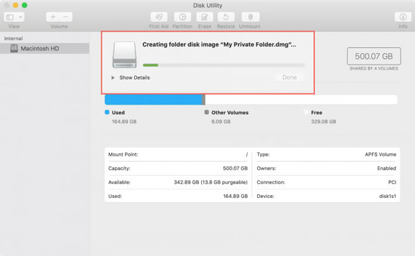 Create Folder Disk Image