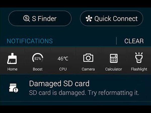 Damaged SD Card