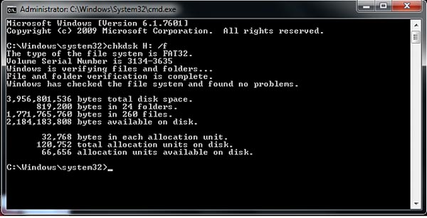 Dcim-map Chkdsk