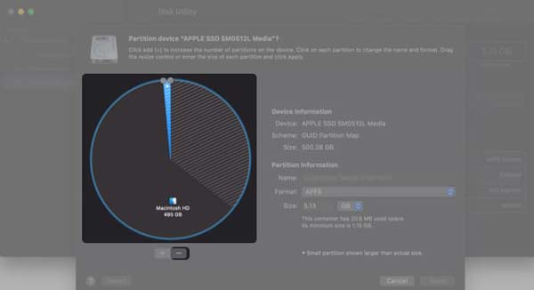 Smazat Disk Utility