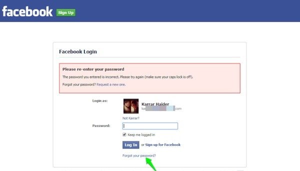 パスワードなしで自分のFBアカウントを削除する