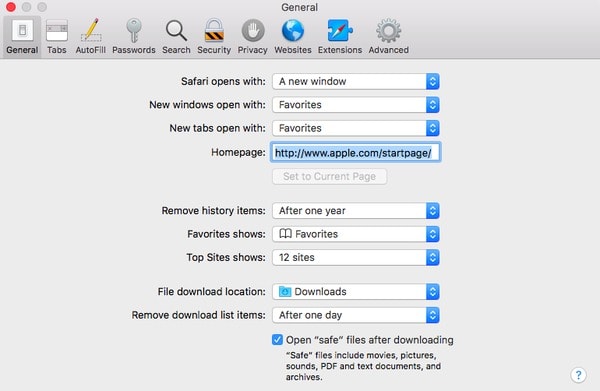 Delete Frequently Visited Sites on Mac