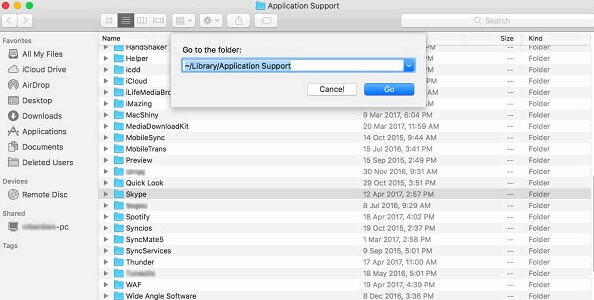 Löschen Sie temporäre Dateien Mac