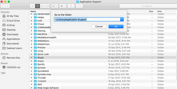 Eliminar archivos temporales mac