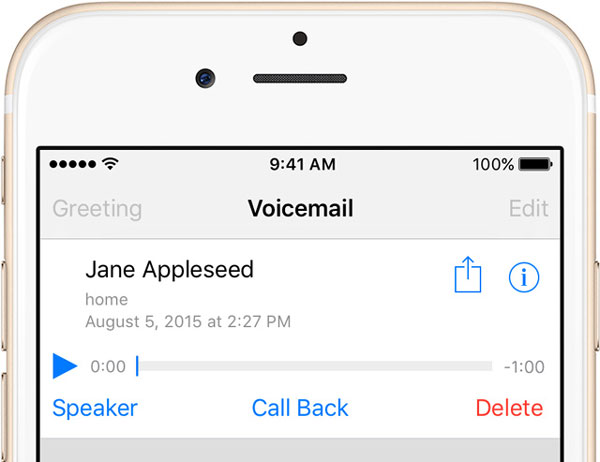 Elimina Voicemail