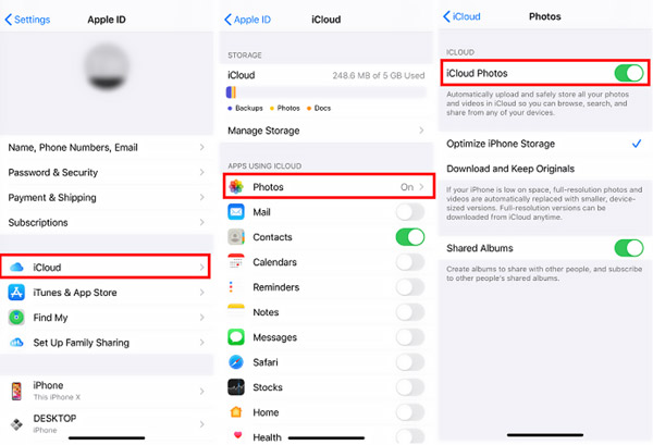 Disable iCloud Photos