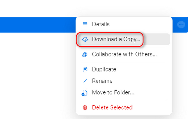 Загрузите документ из iCloud на Mac