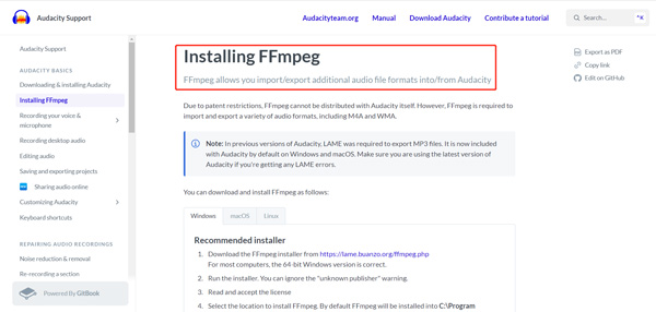 Télécharger Installer Ffmpeg