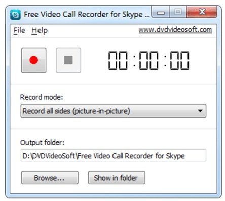 Dvdvideosoft videorekordér Skype zdarma