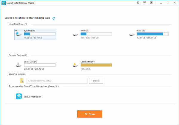 EaseUS Data Recovery Wizard Pro