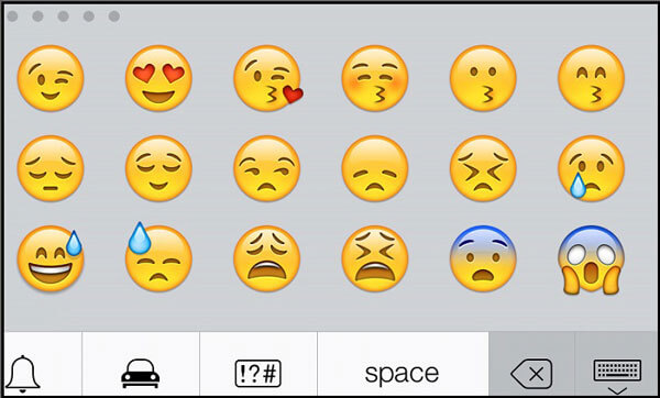 Emojis tangentbord