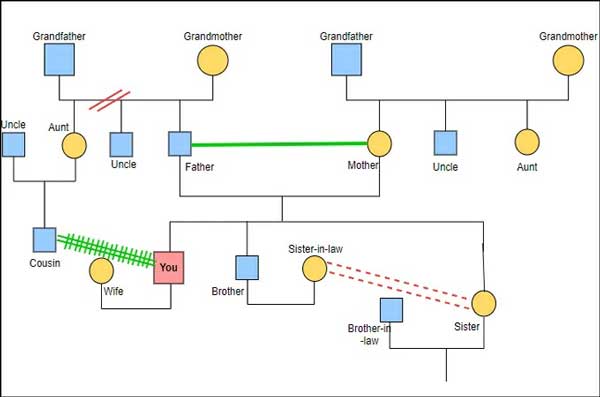 Génogramme émotionnel