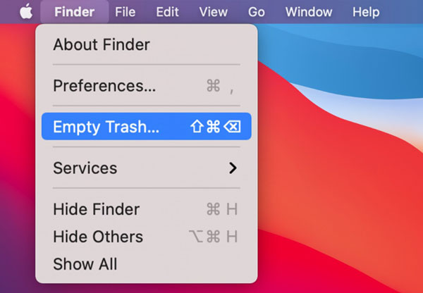 Empty Trash Finder