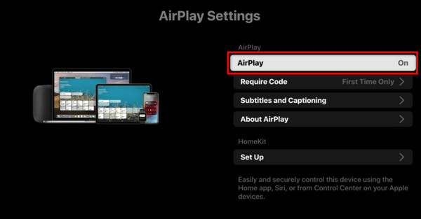 AirPlay'i etkinleştir