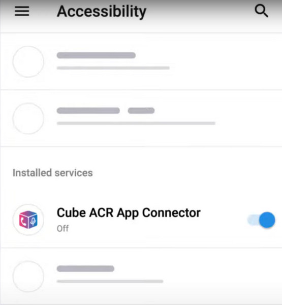 Habilitar el conector de la aplicación Cube Acr