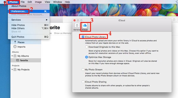 Enable iCloud Photo Library