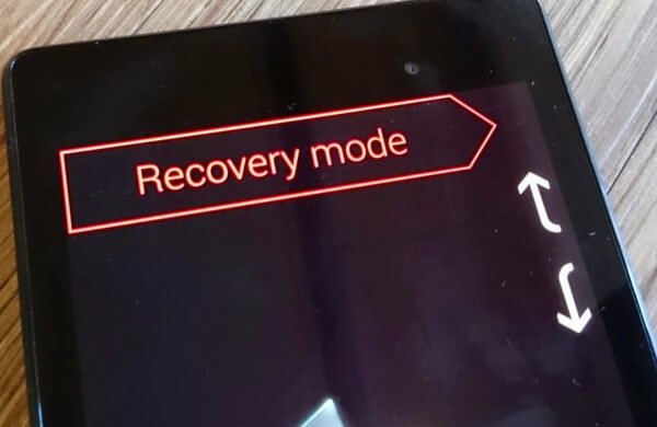 Enter into Android System Recovery Mode