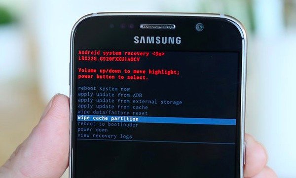 Gå in i Systemåterställningsläge Samsung