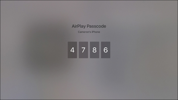 Enter password into iPad