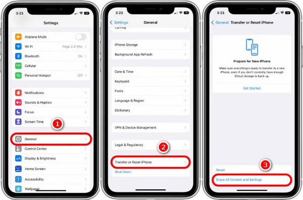 iPhone İçeriğini ve Ayarlarını Sil