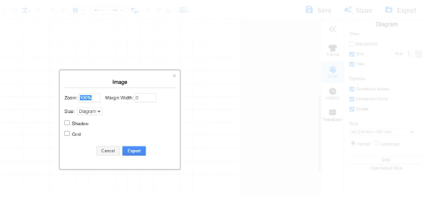 Exporter le travail Mindonmap