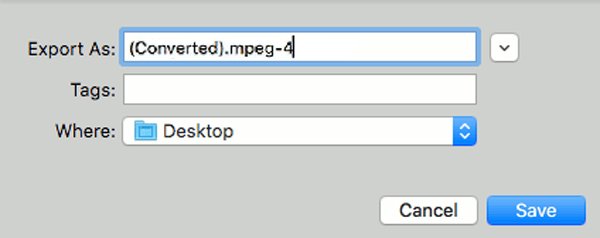 Exported as MP4