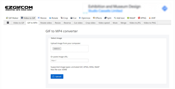Ezgif GIF to MP4 Converter
