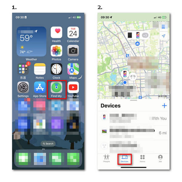 查找我的設備 iPhone