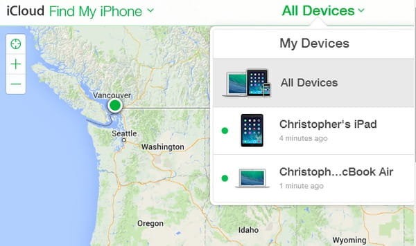 Open Find My iPhone