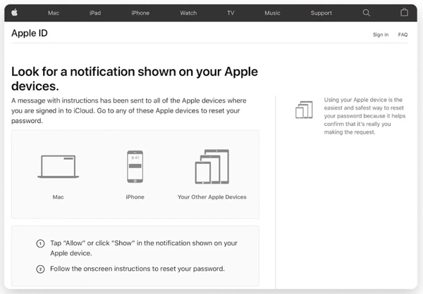 Réparer le compte Apple désactivé iForgot