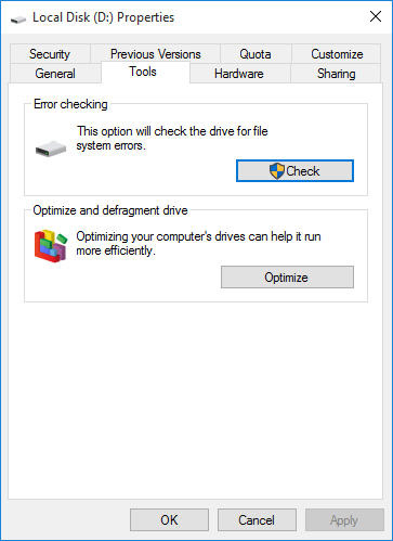 Fix File System Errors