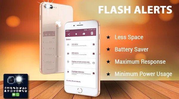 Flash sur appel et SMS