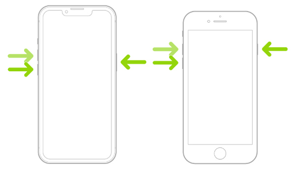Tving omstart av iPhone IOS 16