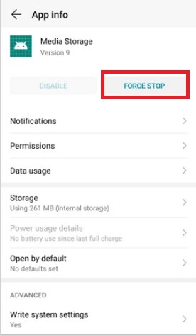 Fore Stop Media Storage