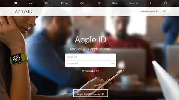 Unohdin Apple ID: n tai salasanan