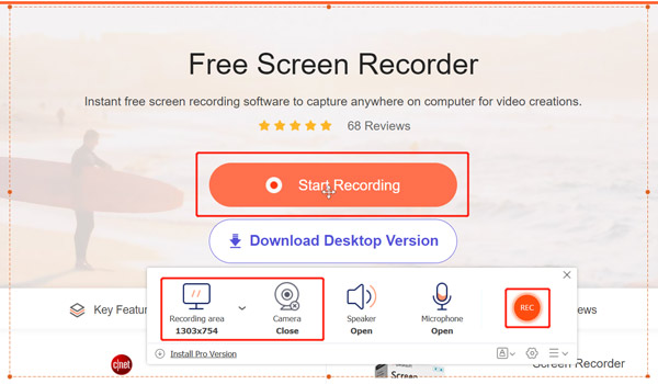 Gratis Screen Recorder Capture Desktop Screen Recorder Apeak