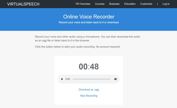 Online Audio Recorder