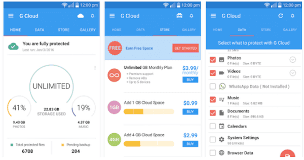 G Cloud Backup