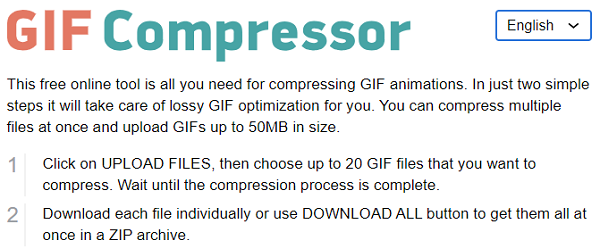 Compresseur GIF