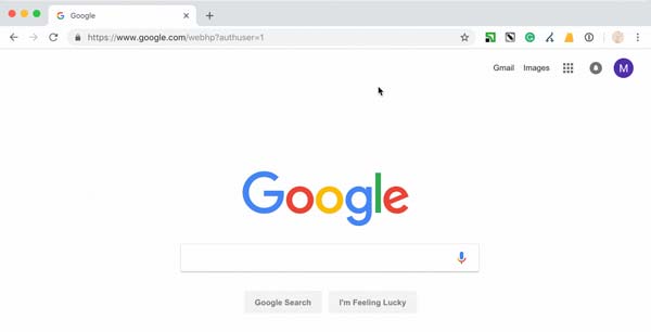 Cronologia di navigazione di Google Chrome