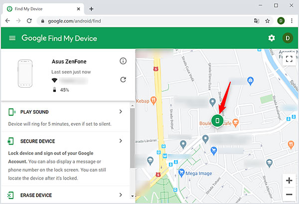 Google Find My Device