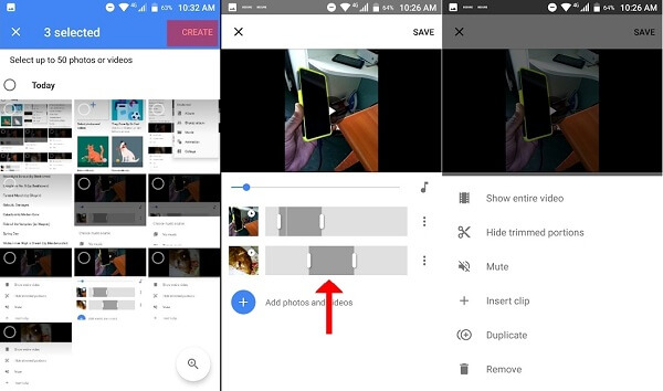 Éditeur Google Photos