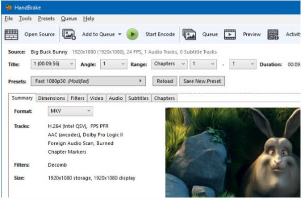 Konwerter wideo HandBrake