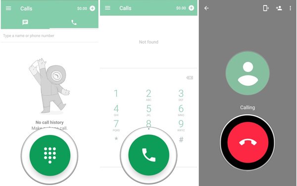 Mirror Phone to Phone with Hangouts Dialer