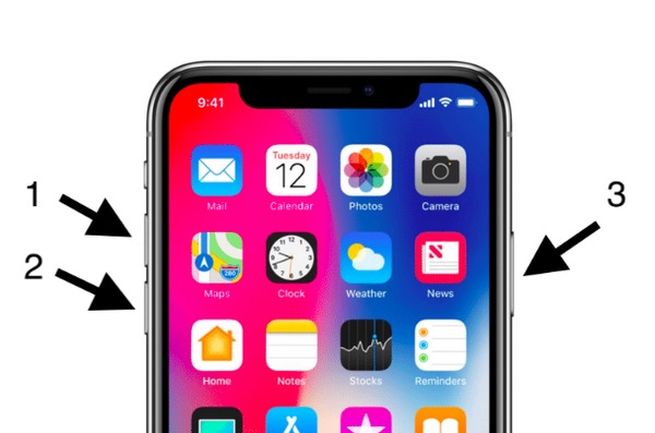 σκληρή επαναφορά iphone X